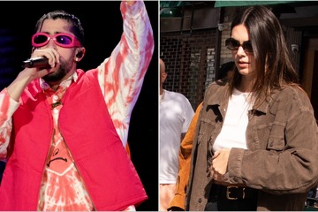 Kendall Jenner and Bad Bunny rock date night fall fashion