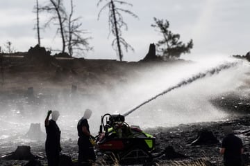 Landrat zu Waldbrand bei Saalfeld: "Wir starten guter Hoffnung in die neue Woche"