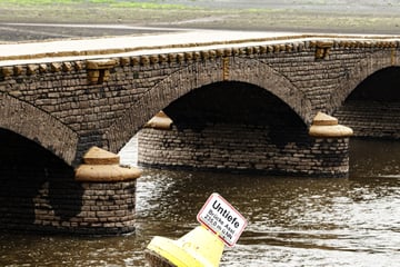 Wasserstand von See sinkt stark und "Atlantis" taucht auf