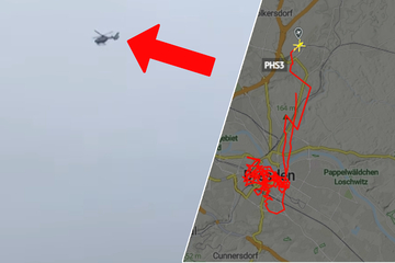 Dresden: Polizei-Hubschrauber kreist über Dresden: Was ist da los?