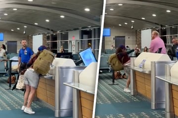 Frau darf nicht ins Flugzeug, dann dreht sie durch und greift einen Mitarbeiter an