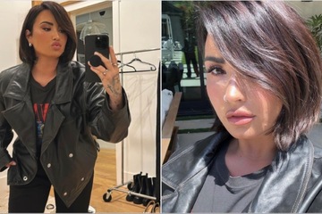 Demi Lovato flaunts sassy short hair in April Instagram dump!