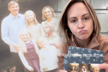 Mutter bestellt 80 Weihnachtskarten: Als sie Blick darauf wirft, zweifelt sie plötzlich an ihrem Verstand