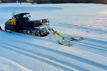 Dresden: cross-country ski trails instead of putting: winter fun on the Ullersdorf golf course