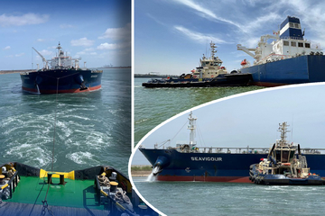 Panne bei 274-Meter-Tanker: Suez-Kanal für Stunden dicht - Schlepper ziehen das Schiff weg