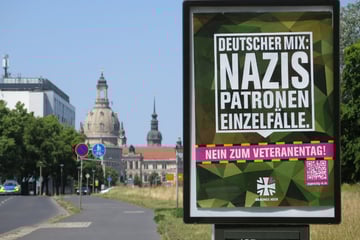 Dresden: Plakat-Aktion in Dresden: Neonazi-Vorwürfe gegen Veteranentag