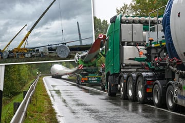 Nach Transport-Panne: Rotorblätter am Ziel