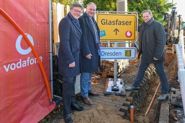 Dresden: Spatenstich im Dresdner Südosten: Glasfaser-Ausbau geht voran