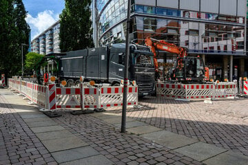 Baustellen Chemnitz: Baustelle am Chemnitzer Rosenhof: Was passiert hier?