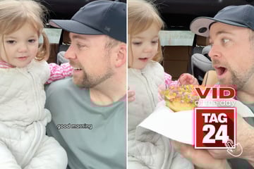 viral videos: Viral Video of the Day for March 1, 2026: Dad surprises daughter with donut in adorable TikTok