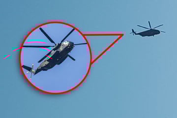 Dresden: Militärhubschrauber über Dresden: Das ist der Grund!