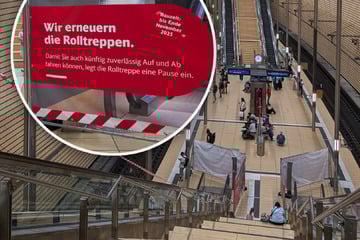 Leipzig: Hier ist Laufen angesagt! Rolltreppen am Leipziger Markt noch monatelang gesperrt