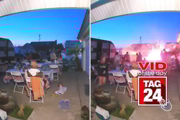 Viral Video of the Day for July 6, 2025: Family's panic goes viral as neighbor's fireworks fail horribly!