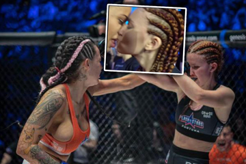 Überraschung bei MMA-Event: Plötzlich küssen sich zwei Kämpferinnen