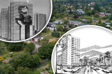 Dresden: Mehr als 100.000 Dresdner sollten hier wohnen: Dieses Neubauviertel blieb ein kühner Traum