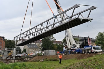 Chemnitz: Hier schwebt eine neue Brücke für Chemnitz ein