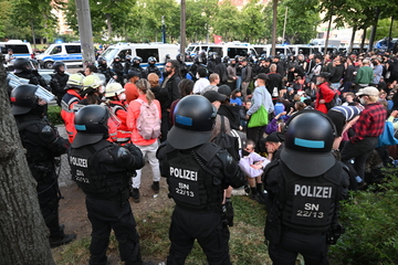 Gewerkschafts-Chef verteidigt Vorgehen der Polizei in Leipzig: "Wer sich in eine gewalttätige Lage begibt..."