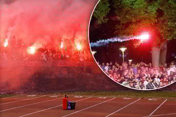 Pyro-Chaos überschattet Aufstieg in 3. Liga: Verband und Klub sind außer sich