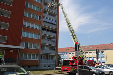 Leipzig: Brand im zehnten Stock: Vier Personen nach Brand in Pflegeheim im Krankenhaus