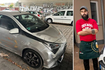 Dresden: Lieferwagen eines Pizzaboten in Dresden gestohlen: Auto wieder da - aber in diesem Zustand!