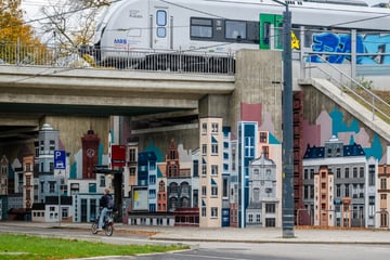 Chemnitz: Bahn schmückt neue Brücken mit Chemnitzer Sehenswürdigkeiten