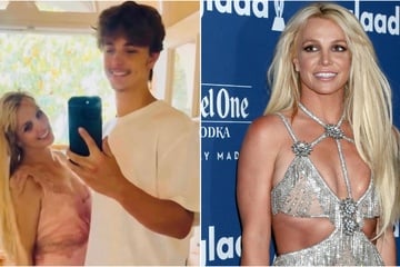 Britney Spears poses with her "unicorn" son Jayden after family drama