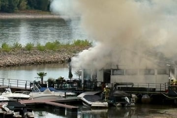 Großeinsatz in Bootshaus! Rauchwolke zieht über Köln