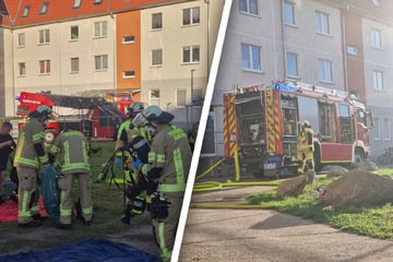 Wohnung in Mehrfamilienhaus brennt lichterloh: Mieterin muss in Krankenhaus