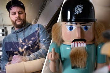 Darum zeigt dieser Nussknacker den Stinkefinger