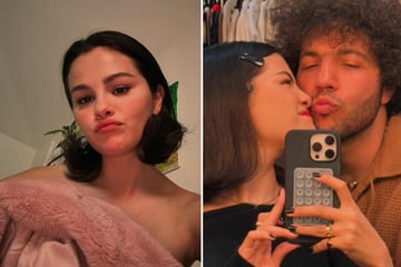 Selena Gomez debuts new haircut and kisses Benny Blanco in latest photo dump