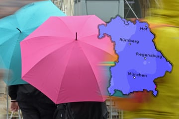 Dauerregen hier, Schneefall dort: Kühles Herbst-Wetter hat Bayern fest im Griff