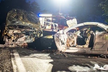 Autos brennen nach Frontal-Zusammenstoß: Sechs Verletzte, darunter auch Kinder
