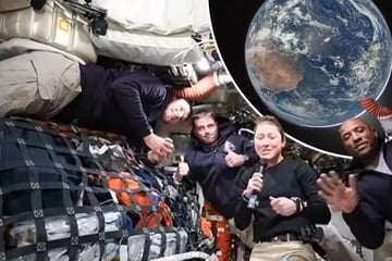 Auf dem Weg zum Mond: Astronauten schicken Fotos von Erde