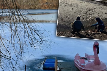 Achtung Lebensgefahr! Trotz Dauerfrost warnen Städte vor dem Betreten von Eisflächen