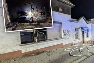 Großbrand an Heiligabend: Ehemalige Gaststätte fällt Flammen zum Opfer