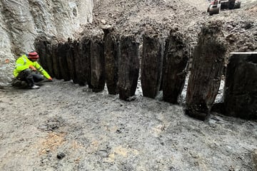 Jahrtausende alter Fund: Teil des römischen Hafens in Köln freigelegt