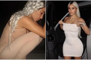 Kim Kardashian rocks platinum basket braids – but are fans feeling it?