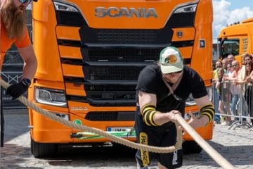 Berlin: Strongman aus Berlin will Weltrekord mit Lkw aufstellen