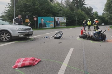 Biker kracht gegen Ford: Motorradfahrer kämpft um sein Leben