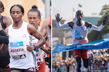 Berlin: Berlin-Marathon: Kipchoge als Erster am Ziel - Äthiopierin knackt Weltrekord!