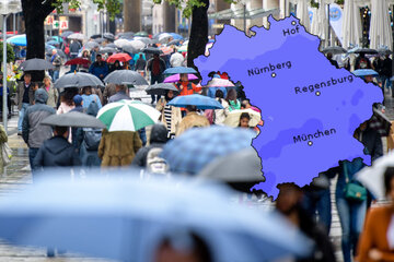 April-Wetter in Reinform: Nach Sommer-Hitze kommen jetzt Regen und Schnee nach Bayern