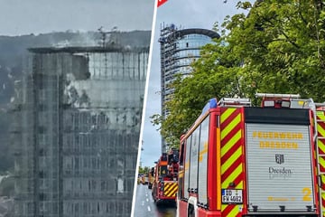 Dresden: Feuer auf Dach: World Trade Center teilweise evakuiert