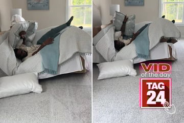 Viral Video of the Day for June 7, 2025: Man takes epic tumble into fake bed during house hunt!