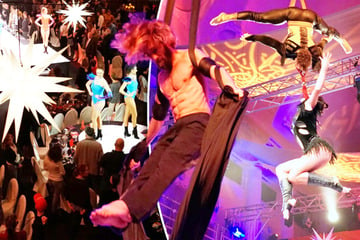 Leipzig: Sexy Moves in luftiger Höhe: Leipzig-Show begeistert mit Wow-Faktor