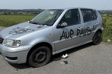 Polo beschädigt: Beschmierten Dynamo-Anhänger diesen VW?