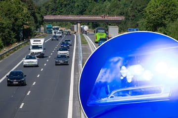 Showdown mit Fäusten am Stauende: Rowdy-Fahrer duellieren sich auf A13