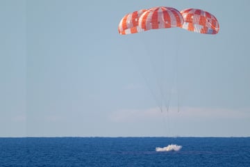 Wieder zurück: "Artemis 2" Crew landet im Pazifik