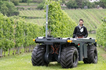 Sachsens erster Obst-Roboter: Mit diesem Problem kämpft Elwobot noch