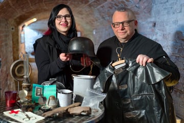 Chemnitz: Granatsplitter und Co. aus Luftschutzbunker-Zeit: Chemnitzer spendet Sammlung