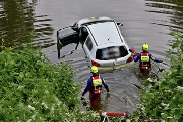 Auto in Neckar bei Ludwigsburg entdeckt: Wasserrettung rückt an
